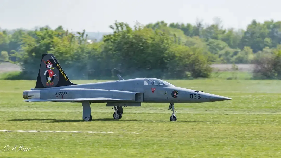 F-5 Tiger — strut linkage, joint detail