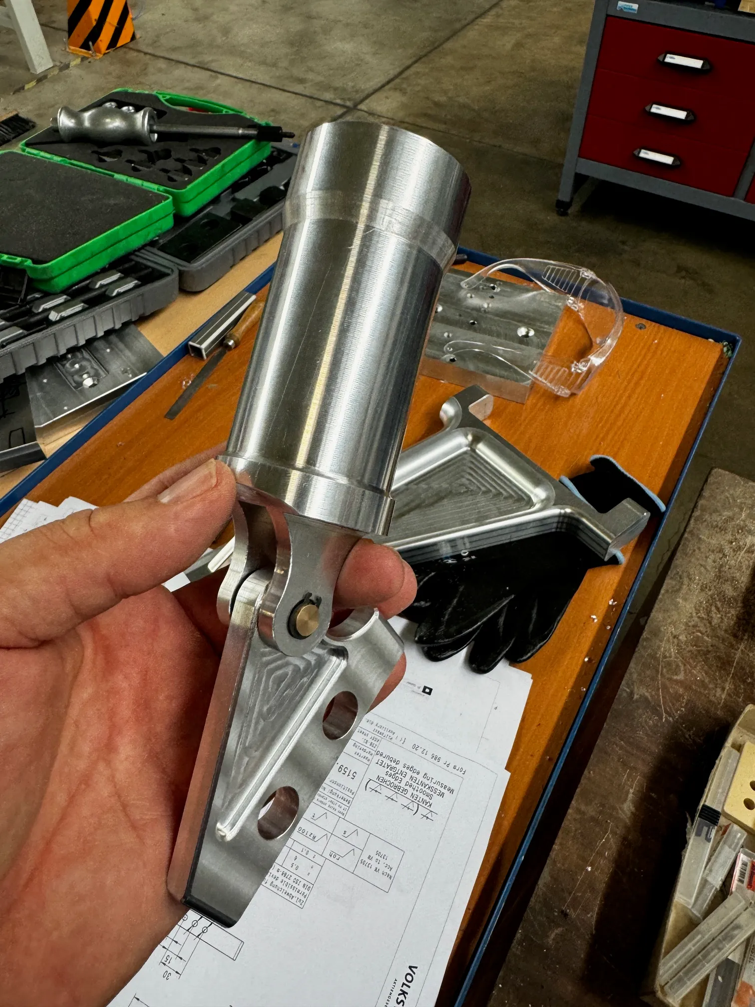 Project Piaggio P180 – Custom Airframe & CNC Gear — landing gear 6